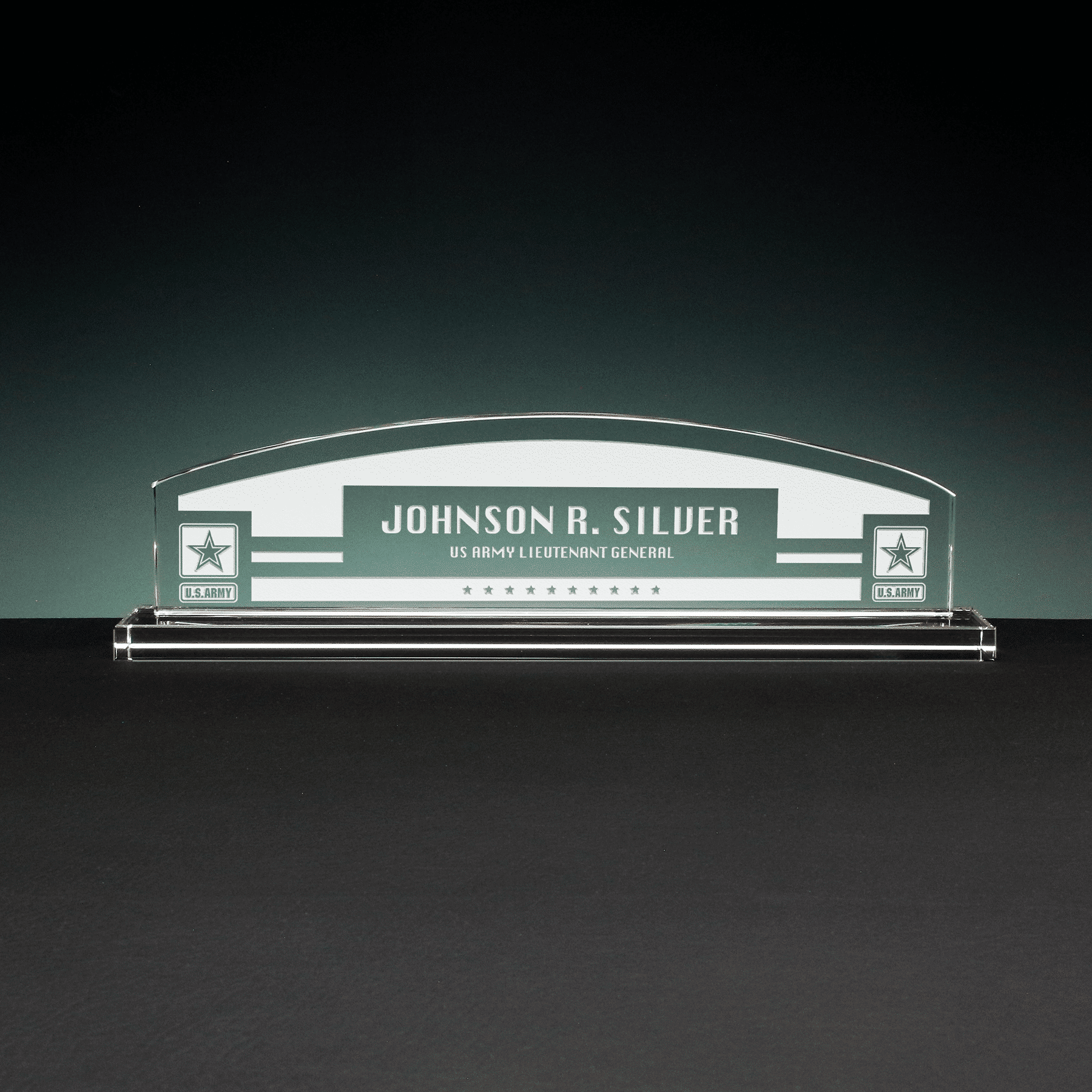 Arch Nameplate, Optic