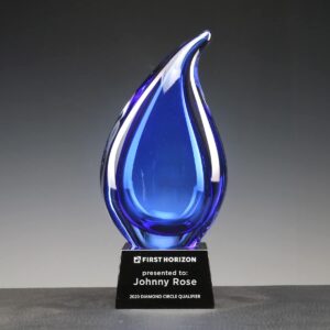 Rain Drop, Art Glass