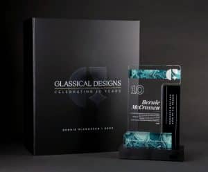 Custom Acrylic Award for our General Manager, Bernie McCrossen
