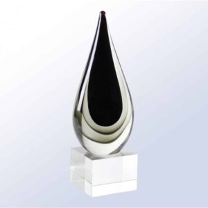 Black Teardrop Award, Art Glass