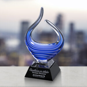 Blue Reflections Award, Art Glass