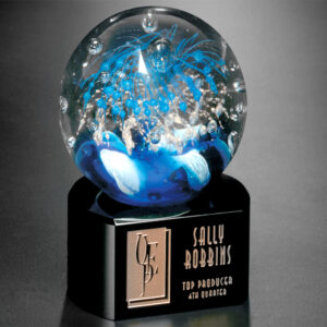 Celebration on Black Base, Art Glass