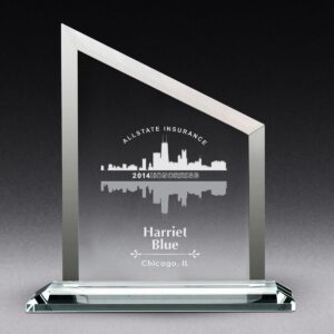 Clipped Plaque, Clear