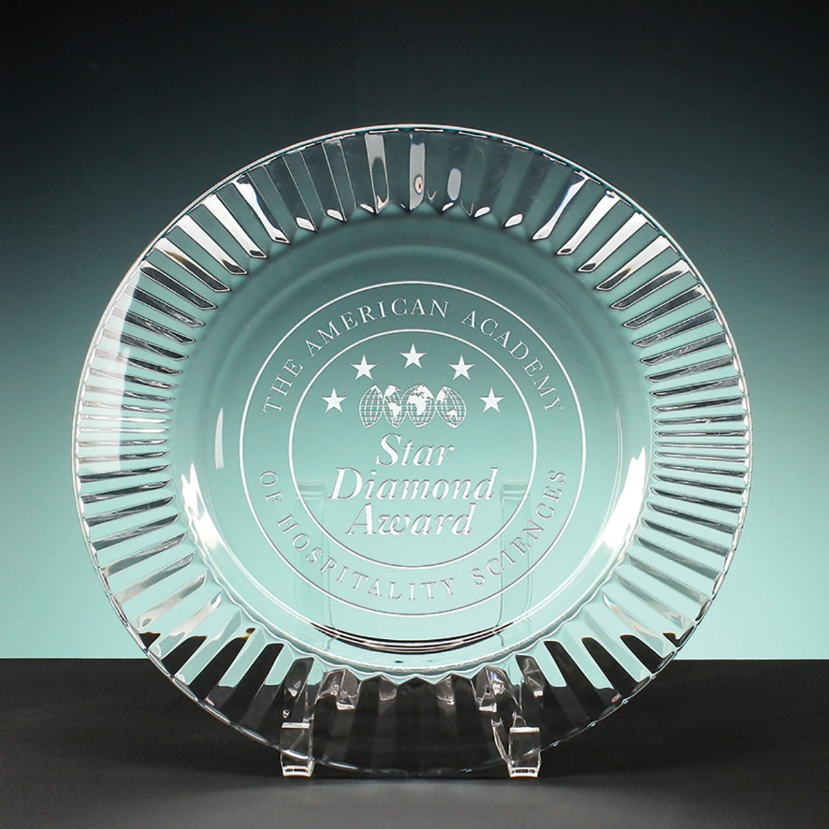 Diva Charger Plate, Clear