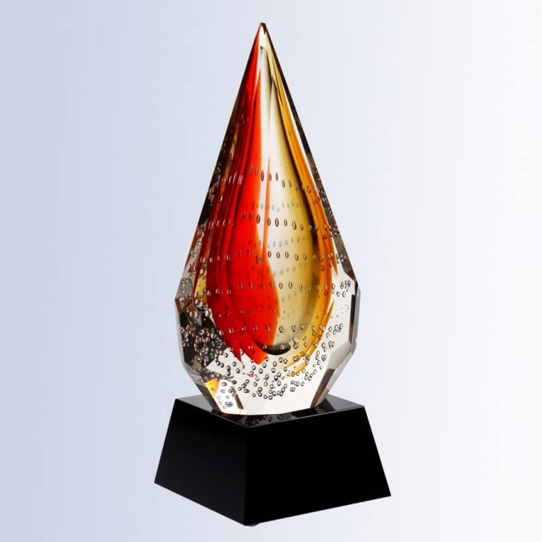 The Red Flare, Art Glass
