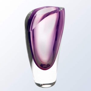 Lush Vase Purple, Art Glass