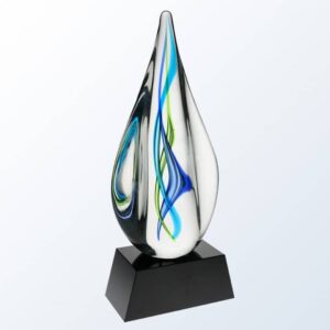 Serenity with Black Base, Art Glass