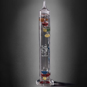 Galileo Thermometer, Clear