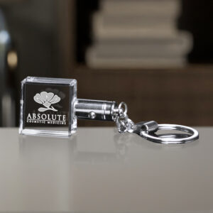 Square Lighted Keychain, Optic