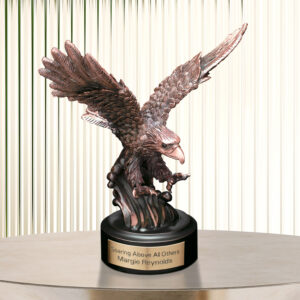 Landing Eagle, Bronze & Resin