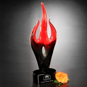 Red Flame Award, Art Glass