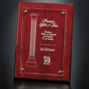 Canterbury Rosewood Plaque, Optic & Wood