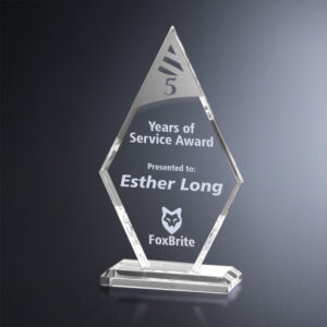 Crosby Diamond Years of Service, Optic